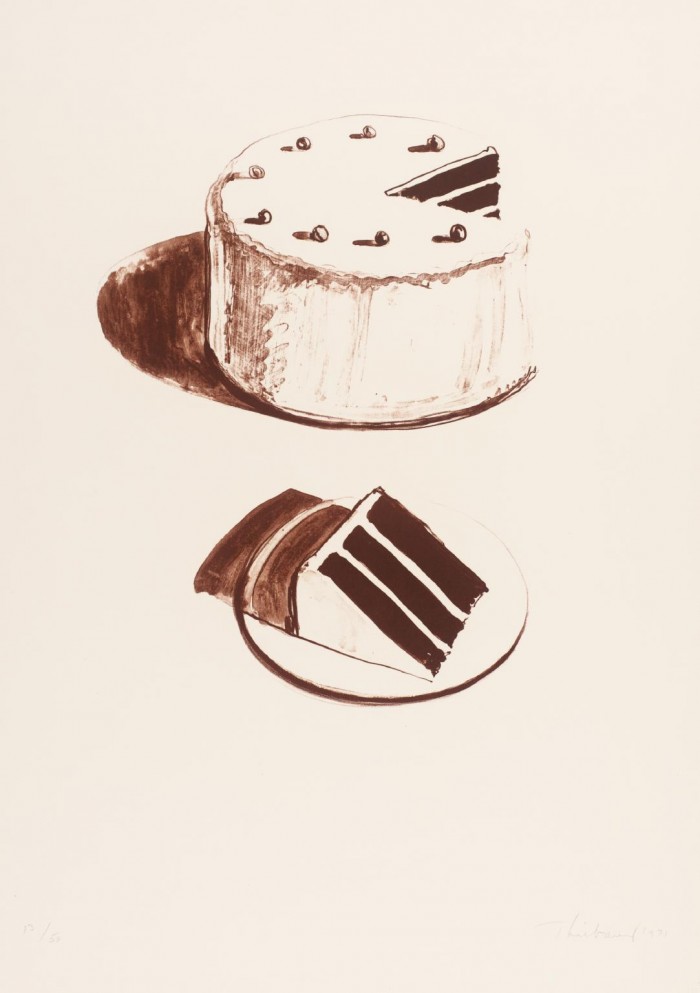 Chocolate Cake 1971 Wayne Thiebaud born 1920 Purchased 1982 http://www.tate.org.uk/art/work/P07724