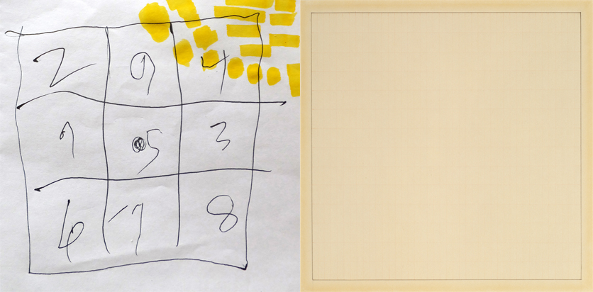 Disembodied States: Walking the Magic Square